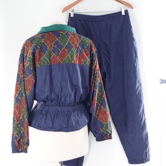 Active Frontier Silk 2 Piece Athleisure Set Pant and Jacket 80ś - Picture 2 of 12